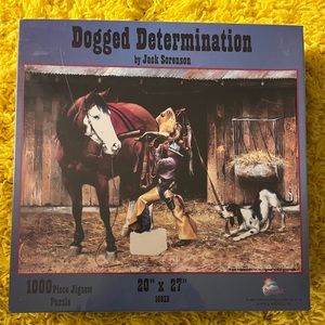 NIB Jigsaw Puzzle 1000 Pieces Horse Theme